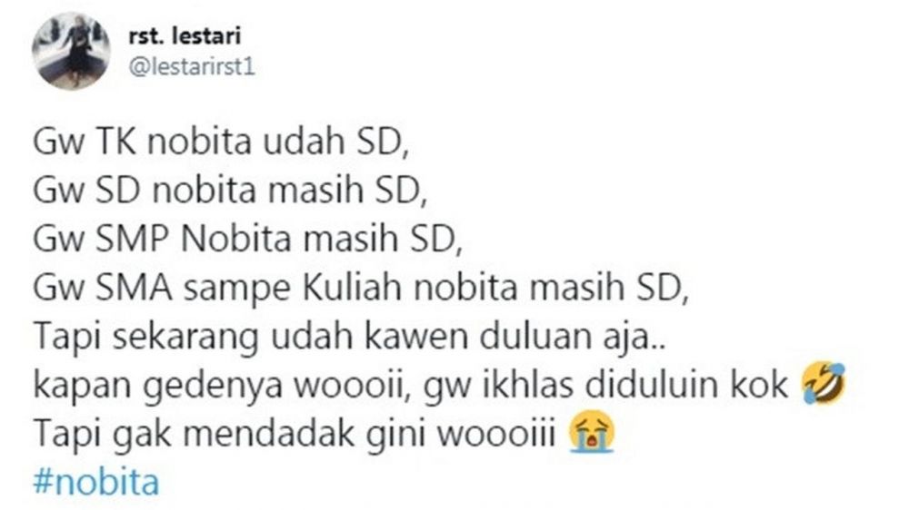 10 Cuitan lucu warganet usai Nobita & Shizuka menikah di Stand by Me