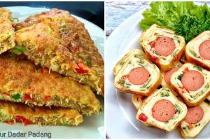 10 Kreasi telur dadar ala rumahan, praktis, enak, dan bikin nagih