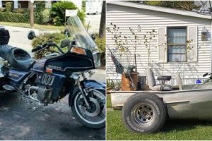 10 Modifikasi dua kendaraan berbeda jadi satu ini bikin mikir dua kali