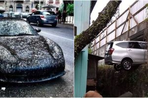 20 Momen apes saat parkir sembarangan ini bikin tepuk jidat