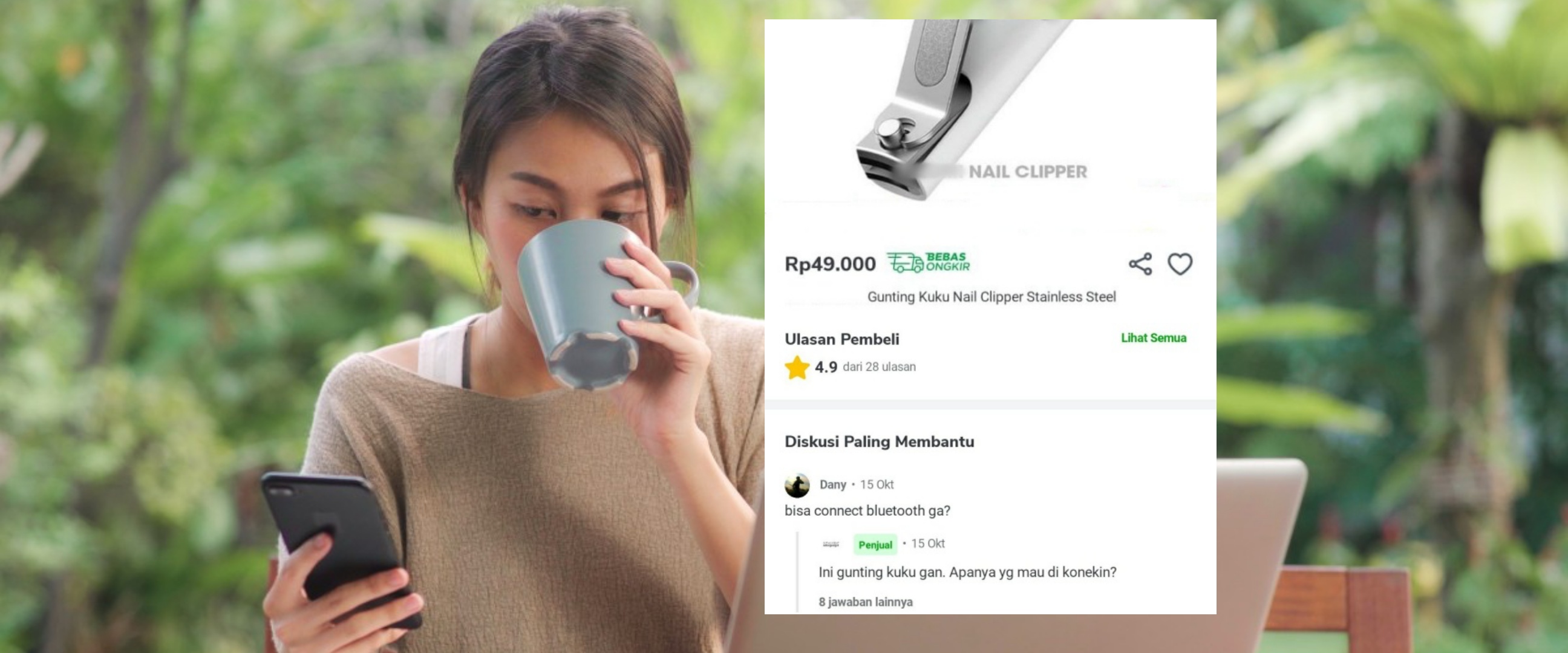 10 Tanya-jawab penjual dan pembeli ini lucunya menguras kesabaran