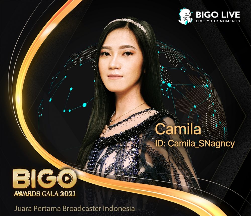 Camila, streamer Indonesia yang raih Top Bigo Live Broadcaster