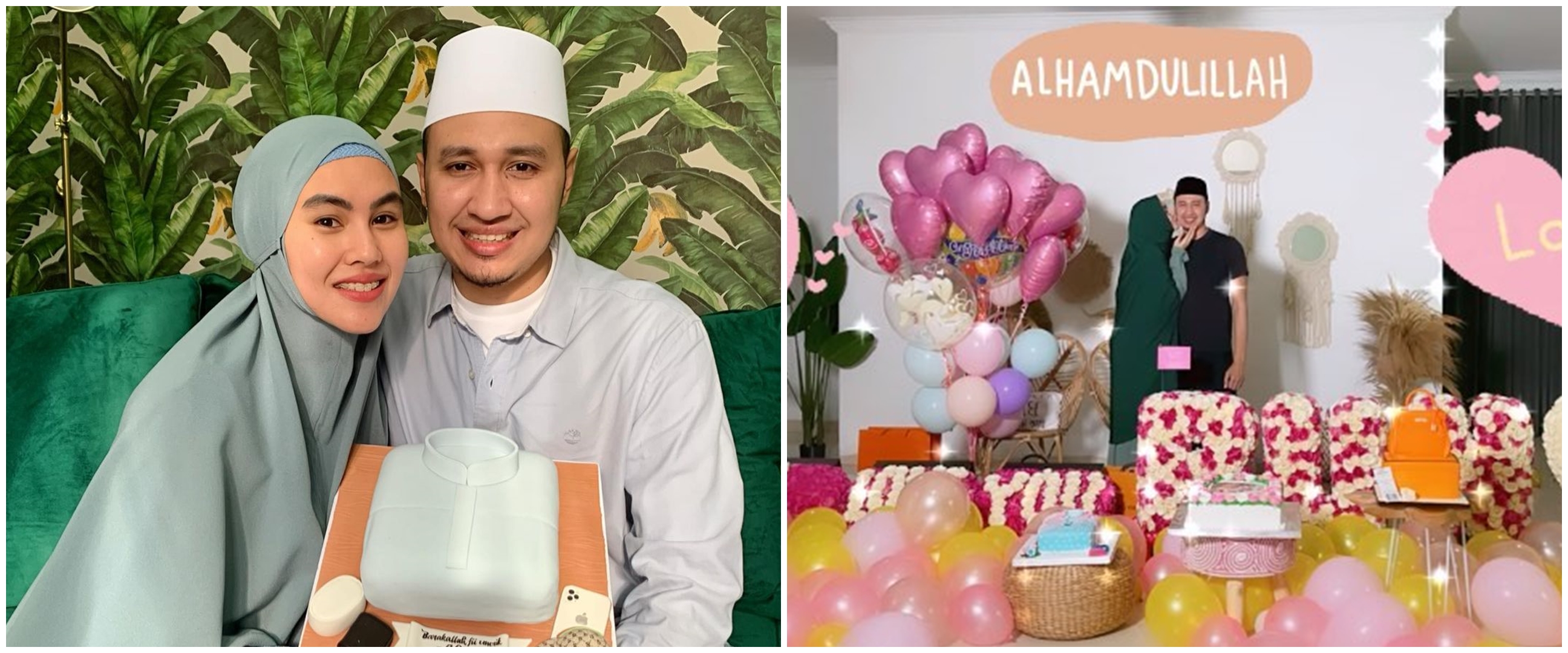 10 Momen Kartika Putri buka kado dari anak, banjir barang branded