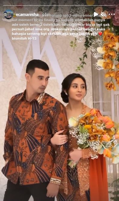 11 Momen pertunangan Ali Syakieb dan Margin Wieheerm, romantis