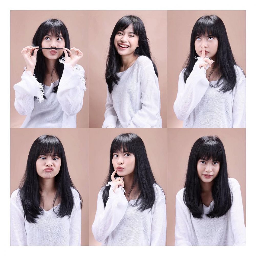 10 Potret Hanggini saat awal karier, rambut berponi jadi ciri khas