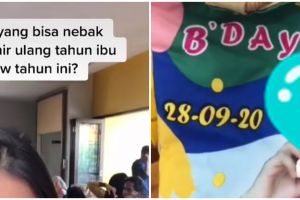 Suvenir pesta ultah ibu ini antimainstream, bikin ngakak warganet
