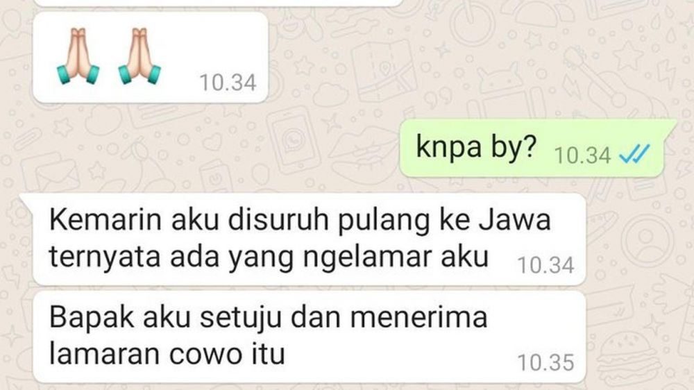 10 Chat drama pacar dilamar cowok lain, nyeseknya sampai ubun-ubun
