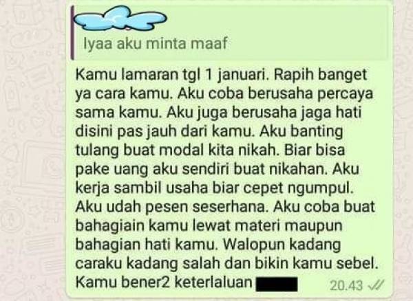 10 Chat drama pacar dilamar cowok lain, nyeseknya sampai ubun-ubun