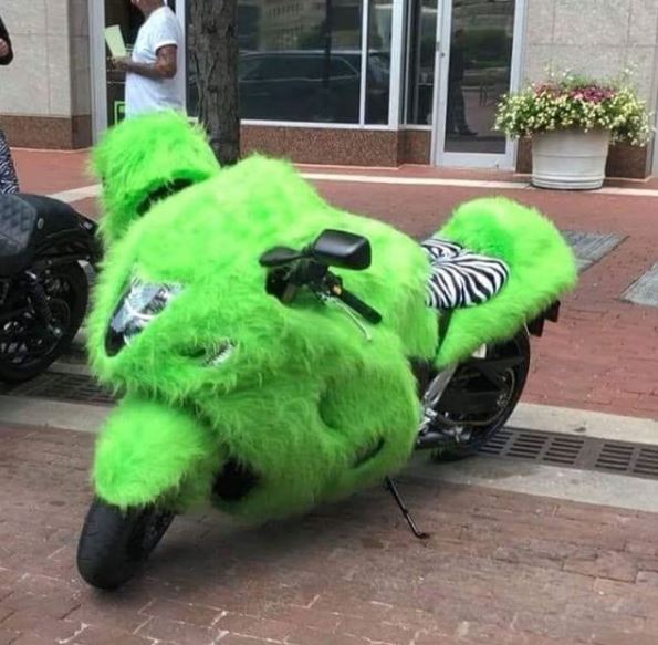 10 Modifikasi motor jadi berbulu ini bikin ngerutin dahi