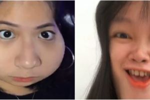 10 Potret lucu hasil filter Wacky Mirror di TikTok, kocak abis