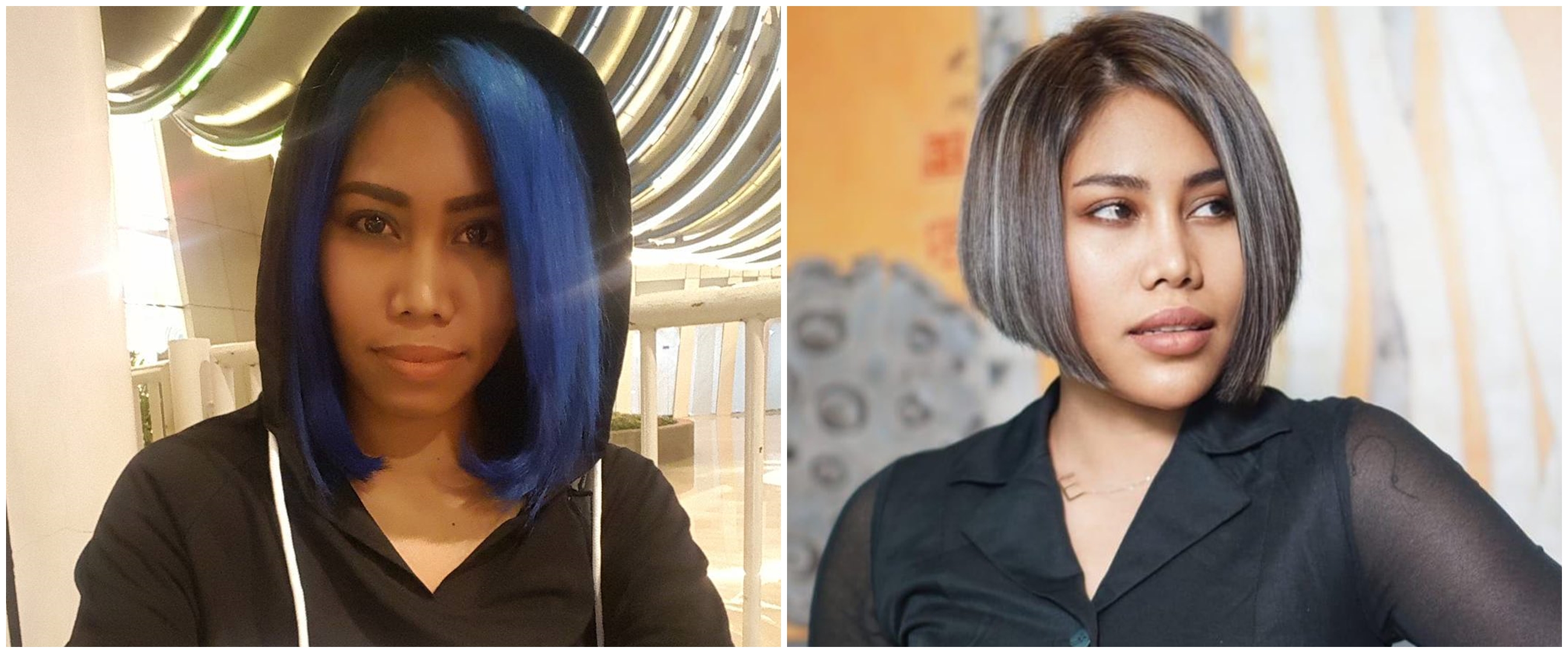 10 Potret transformasi gaya rambut Evi Masamba, selalu nyentrik