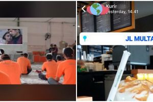 10 Kelakuan lucu kurir pas lagi nggak antar paket, bikin senyum geli