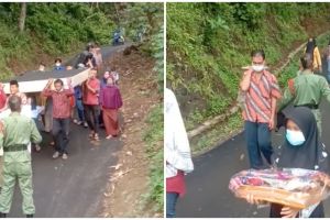 Aksi viral warga antar seserahan nikah, bak evakuasi bencana