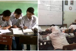 10 Kelakuan lucu pelajar +62 ini bikin kangen sama sekolah offline