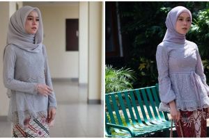 8 Gaya Lesty Kejora saat kondangan, jadi makin anggun dan memesona