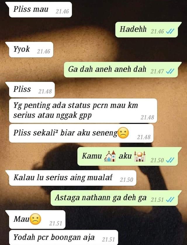 10 Balasan chat dari cowok saat ditolak gebetan, nyesek tapi lucu