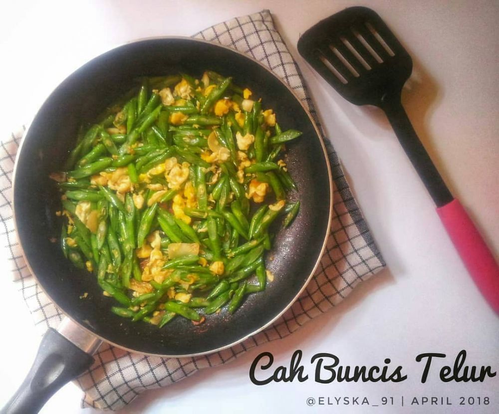 resep cah buncis © Instagram resep cah buncis © Instagram