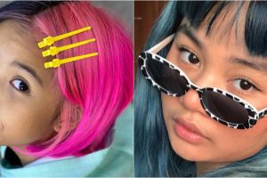 Potret 8 anak seleb yang pernah warnai rambut, nyentrik abis