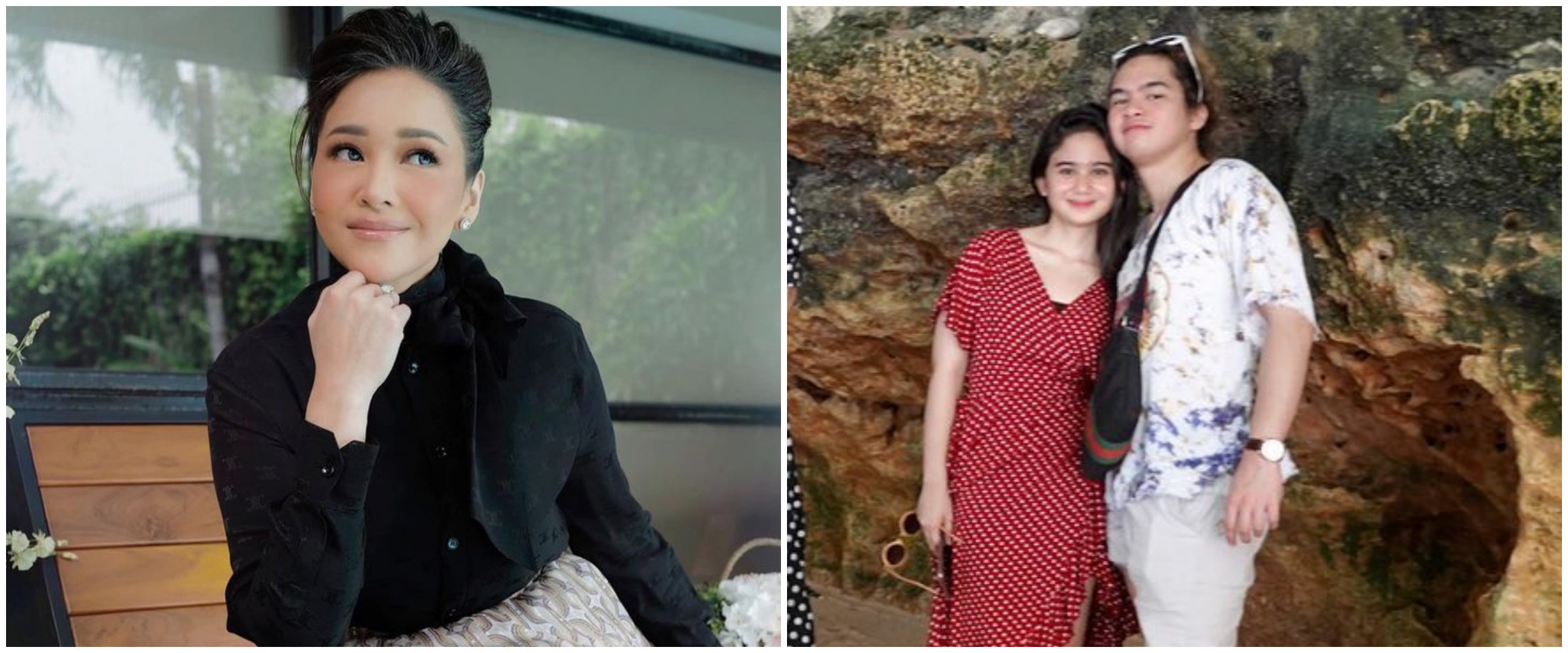 6 Gaya Tissa Biani hadiri ultah Maia Estianty, parasnya curi perhatian