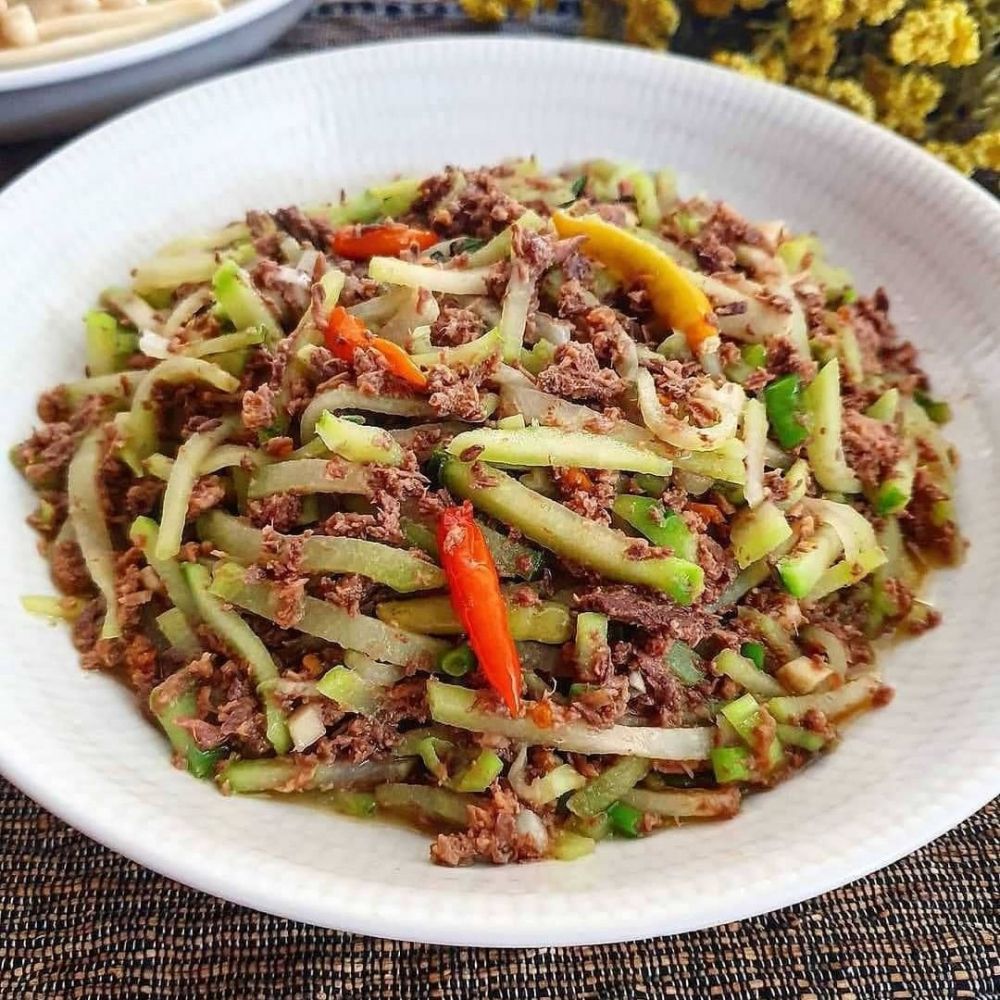 Resep lauk berbahan labu siam © Instagram Resep lauk berbahan labu siam © Instagram
