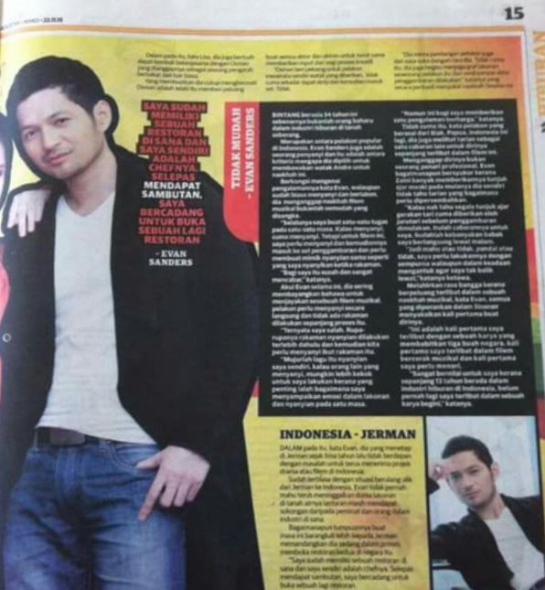 7 Potret lawas Evan Sanders jadi cover majalah, manly abis