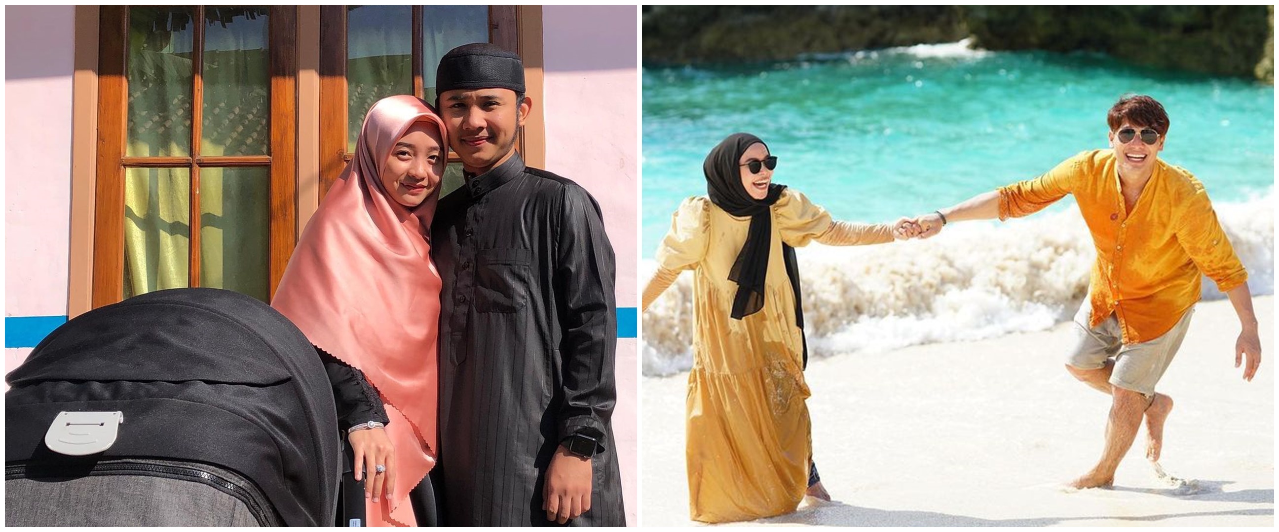 Gaya 9 jebolan D'Academy dan pasangan pakai baju couple, sweet abis