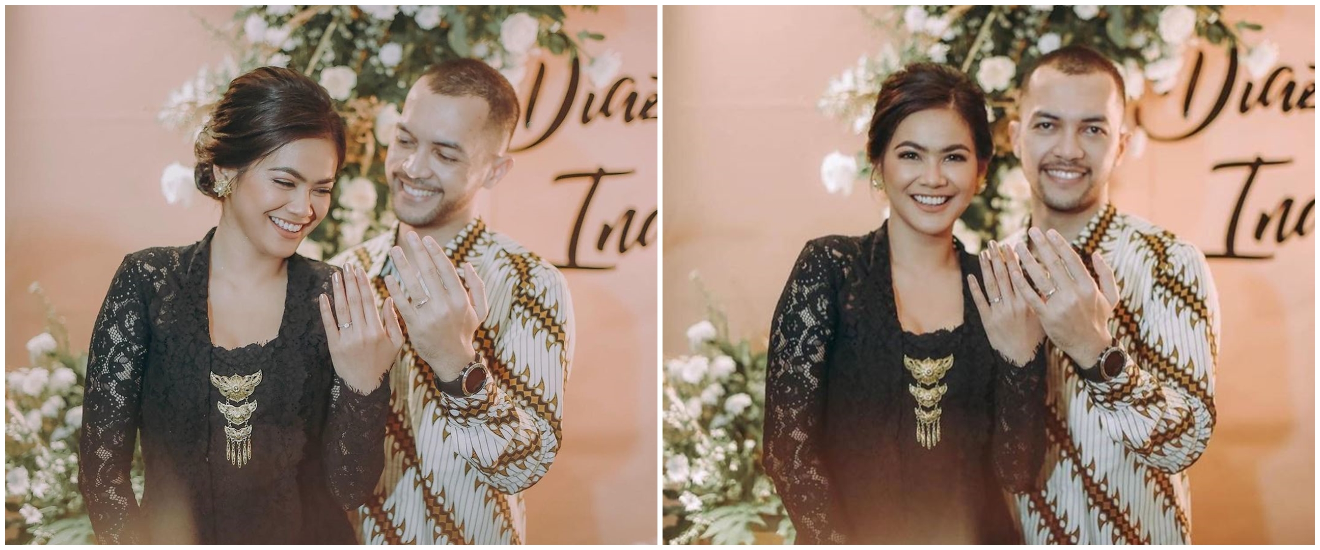 10 Momen pertunangan Indah Indriana dan Diaz Adritya Putra