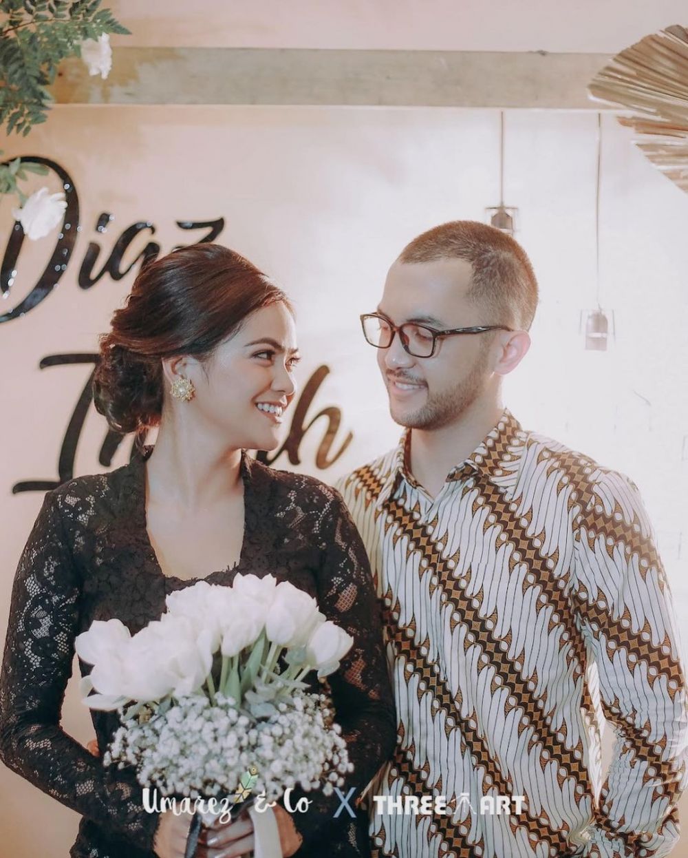 10 Momen pertunangan Indah Indriana dan Diaz Adritya Putra