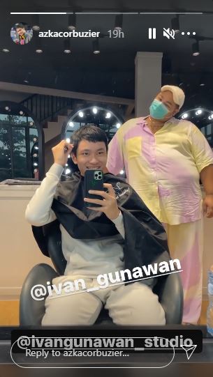 7 Momen Azka Corbuzier di-make over Ivan Gunawan, rambut baru disorot