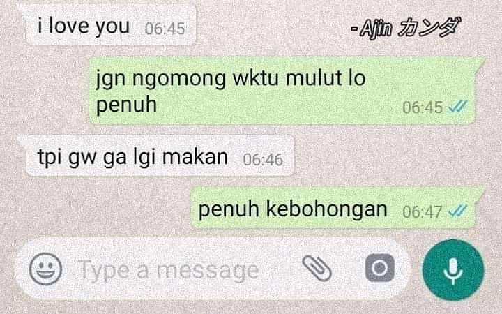 12 Chat cewek dan cowok bahas makan ini endingnya kocak