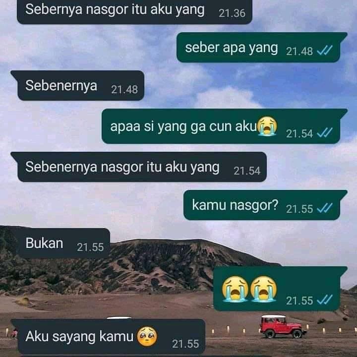 12 Chat cewek dan cowok bahas makan ini endingnya kocak
