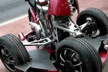 20 Modifikasi motor gunakan sparepart mobil, bikin mikir dua kali