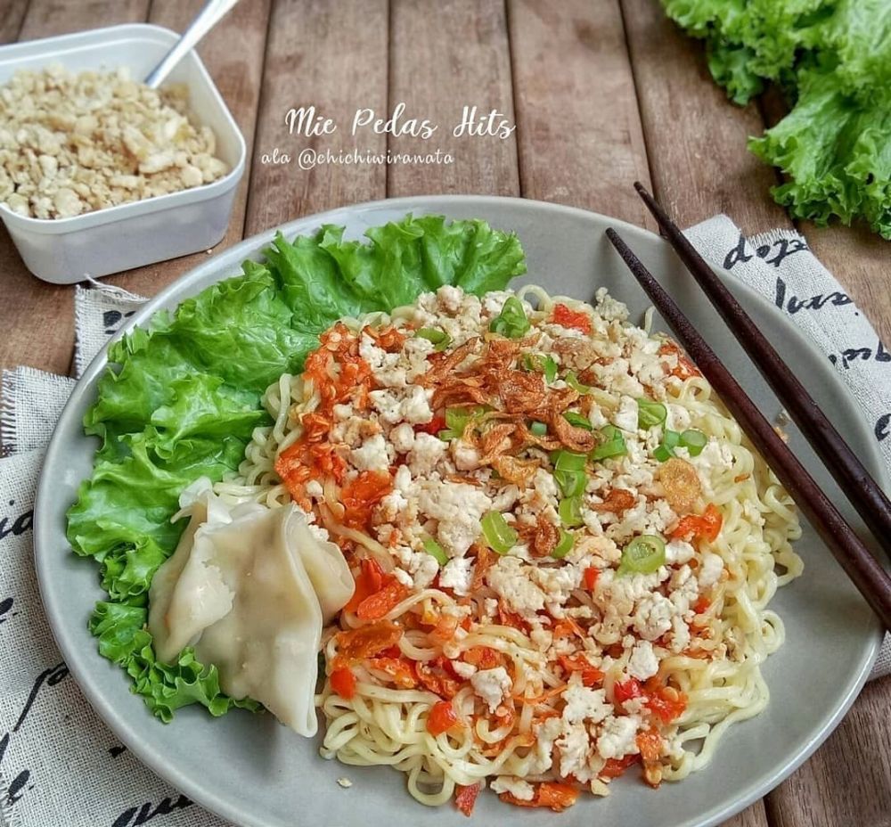 Resep bekal praktis berbahan mi © Instagram Resep bekal praktis berbahan mi © Instagram