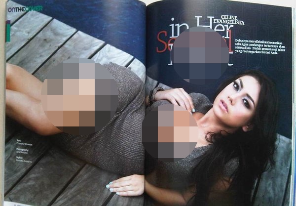 6 Potret lawas Celine Evangelista saat jadi model majalah
