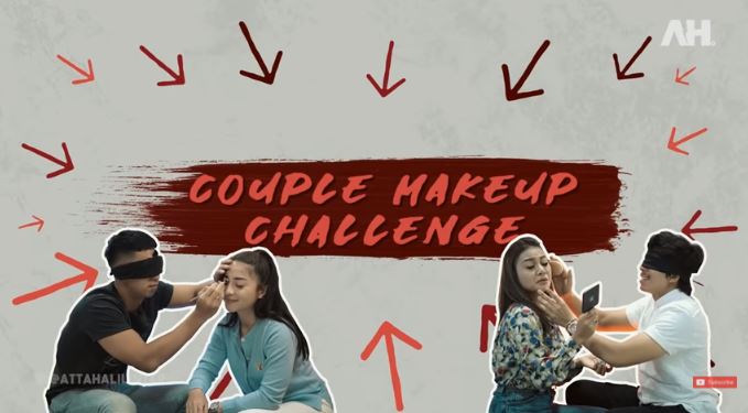 8 Momen makeup challenge Aurel-Atta & Nikita Willy-Indra, seru banget