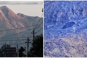 Viral foto gundukan hitam di Merapi, ini penjelasan BPPTKG