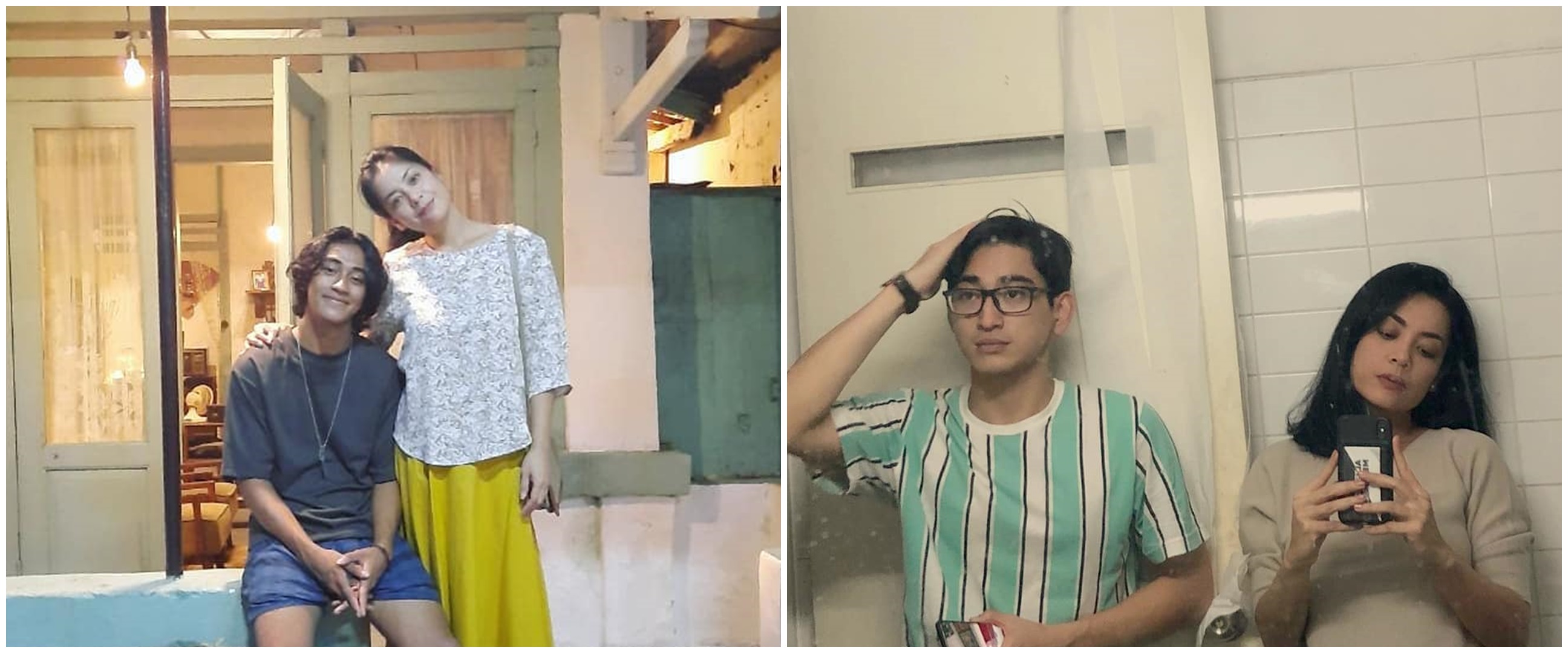 Jadi ibu di film, 7 potret Lulu Tobing dan anaknya ini bak seumuran