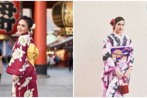 Pesona 10 penyanyi ketika memakai kimono, Syahrini tampil stunning