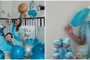9 Momen baby shower Tengku Dewi Putri, umumkan jenis kelamin