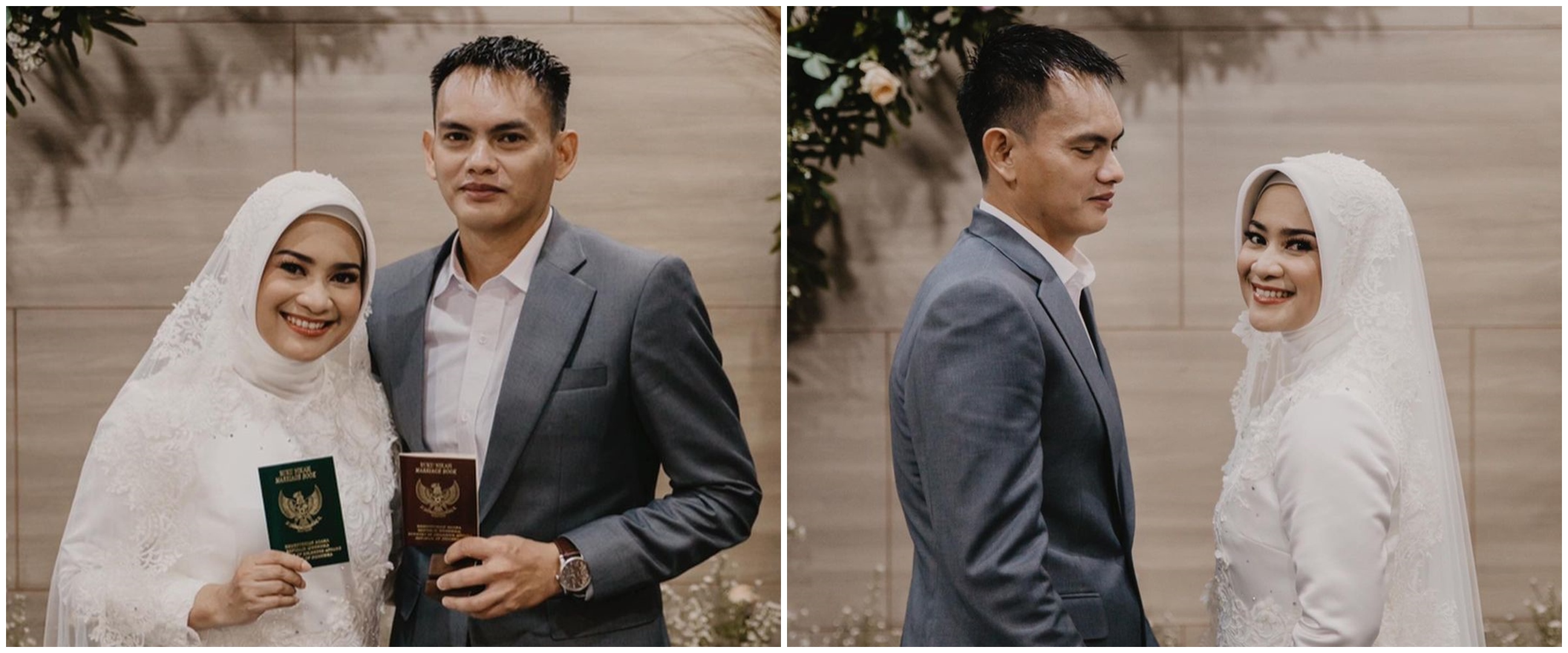 10 Momen pernikahan kedua Ikke Nurjanah & Karlie Fu, digelar tertutup