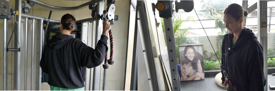 10 Potret ruang fitness Baim Wong & Paula Verhoeven, ada tempat sauna