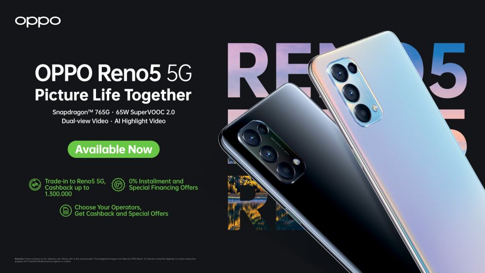 Oppo Reno5 5G dijual perdana di Indonesia, nih 3 penawaran menarik