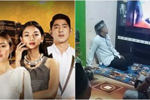 Viral aksi bapak-bapak nonton bareng sinetron Ikatan Cinta