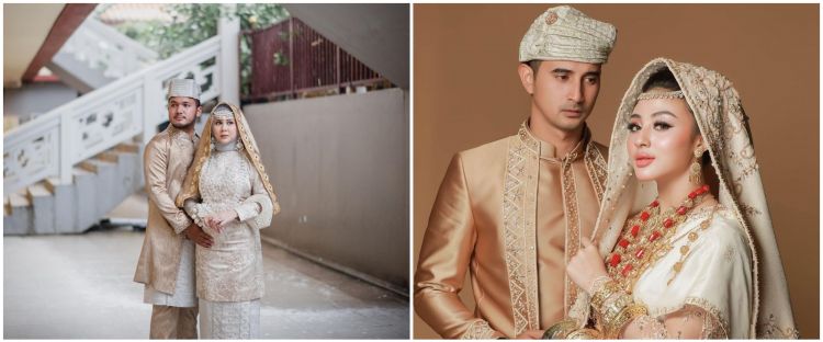 Gaya prewedding 7 seleb kenakan busana adat Minang, memesona