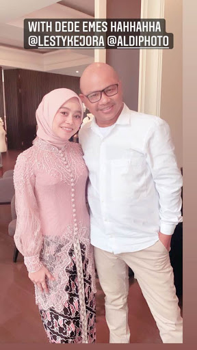 9 Pesona Lesty Kejora jadi bridesmaid Ali Syakieb dan Margin Wieheerm