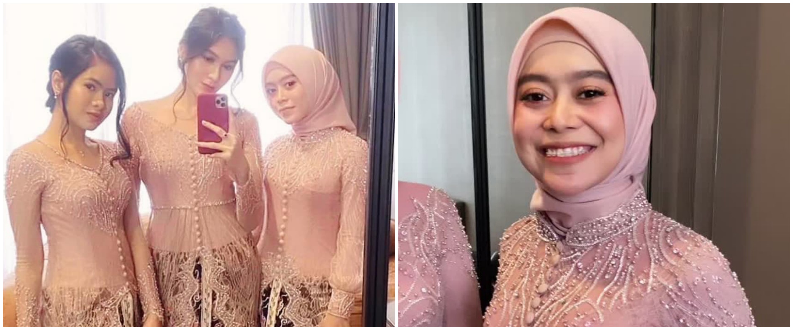 9 Pesona Lesty Kejora jadi bridesmaid Ali Syakieb dan Margin Wieheerm