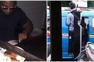 8 Potret unik orang bawa pedang, bak ninja