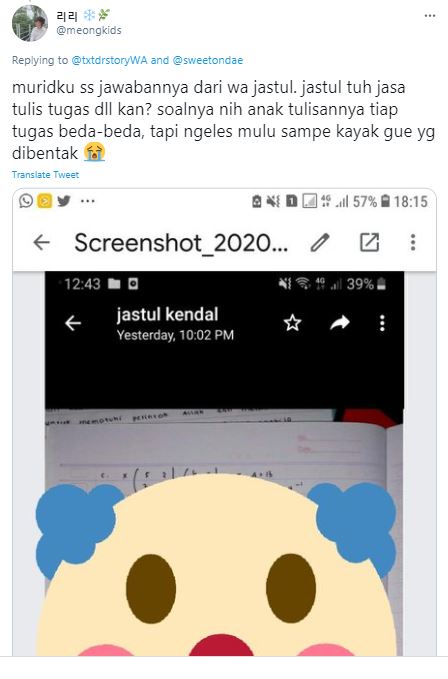 8 Potret lika-liku siswa kerjakan tugas sekolah online, senyum miris