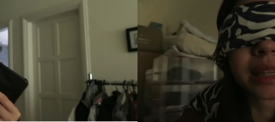 8 Penampakan kamar tidur Yuki Kato, serba ungu