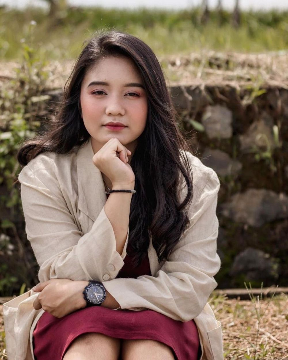 10 Potret Sabrina Ristawan, atlet badminton teman dekat Galih Ginanjar